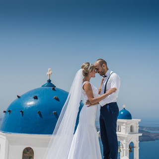 Casamento em Santorini