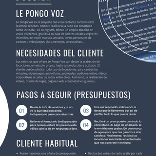 Foto del escritor: Le Pongo Voz