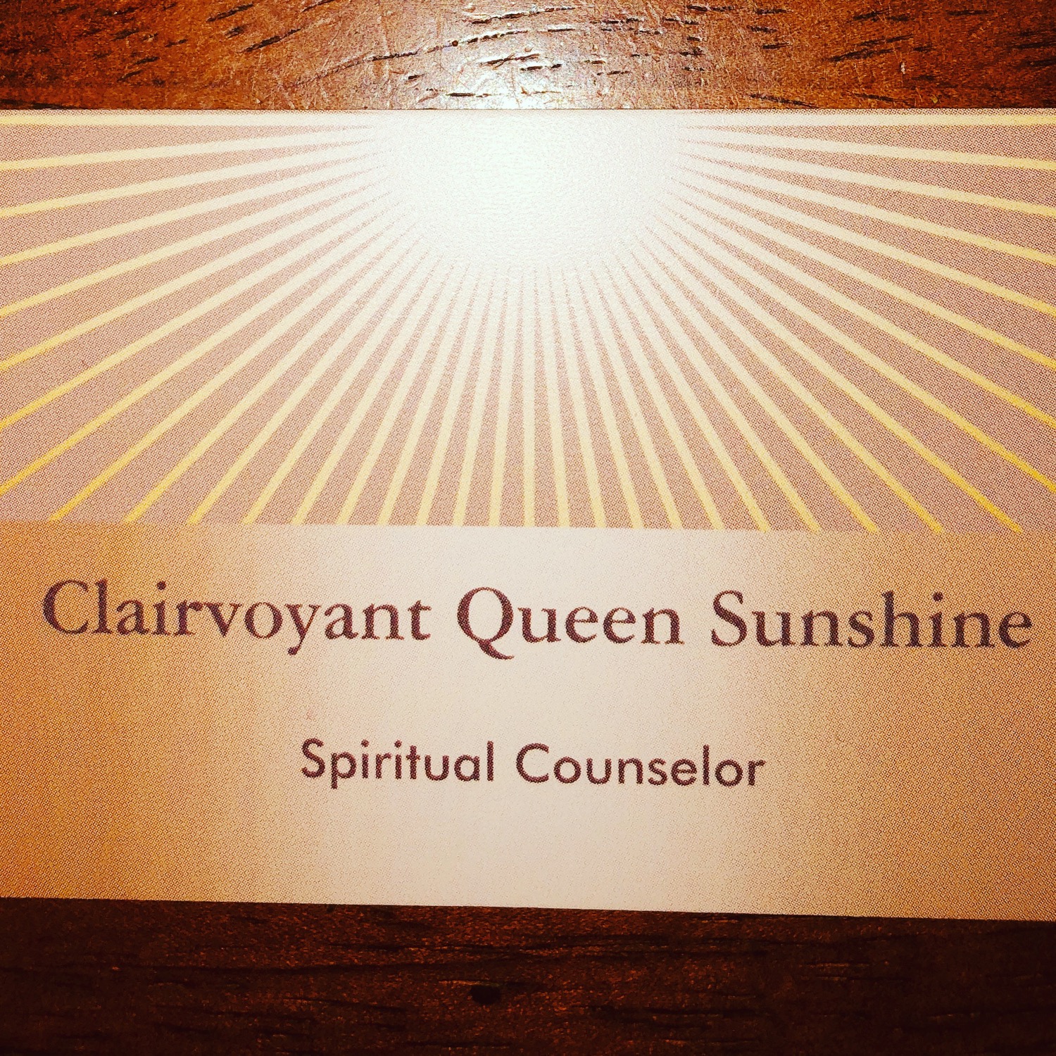 Writer: Clairvoyant Queen Sunshine
