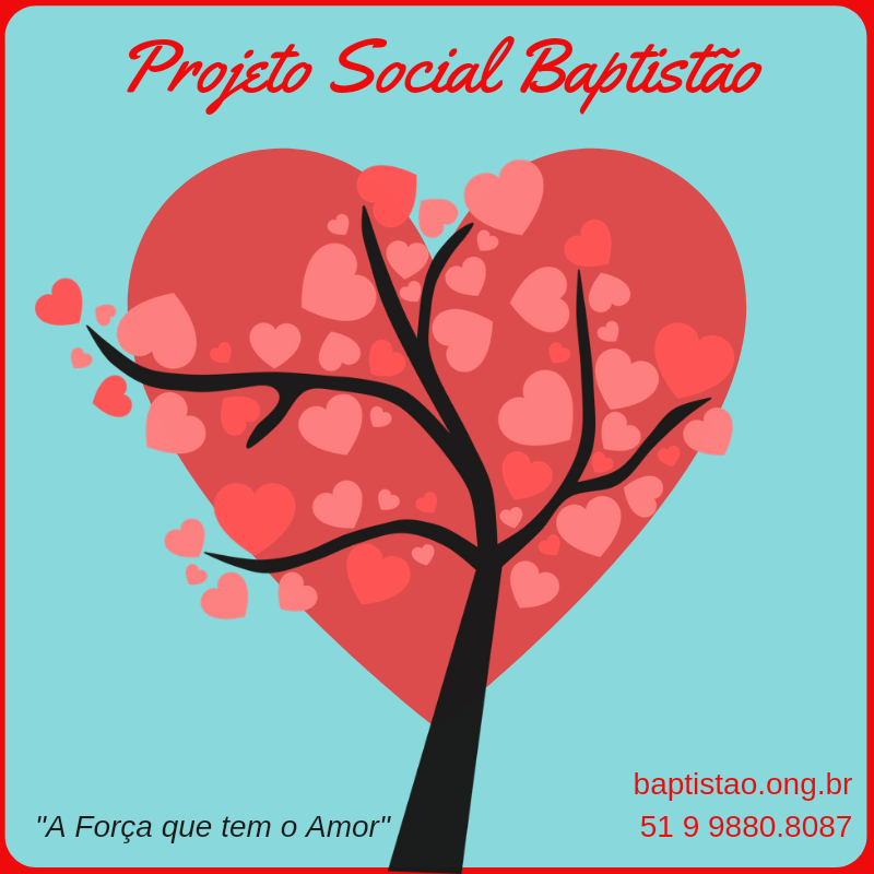 Foto do escritor: Projeto Social Baptistão