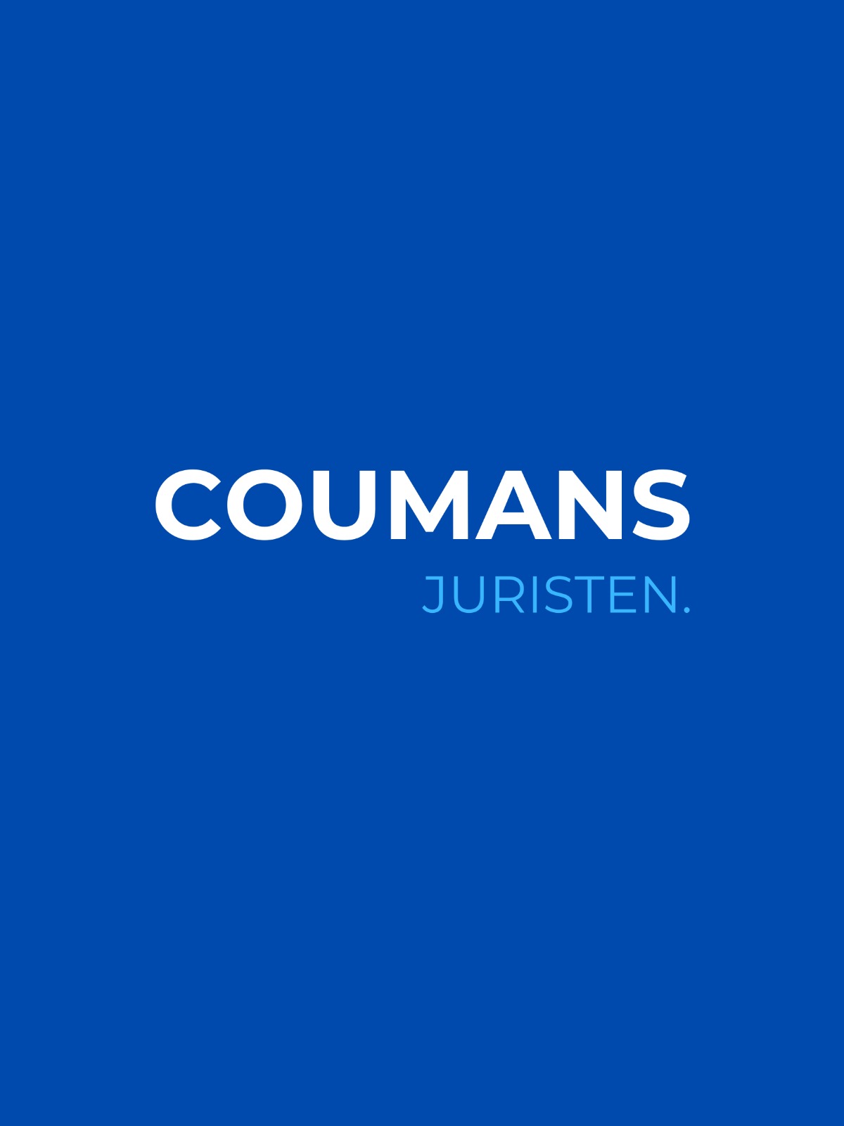 Foto van schrijver: Coumans Juristen