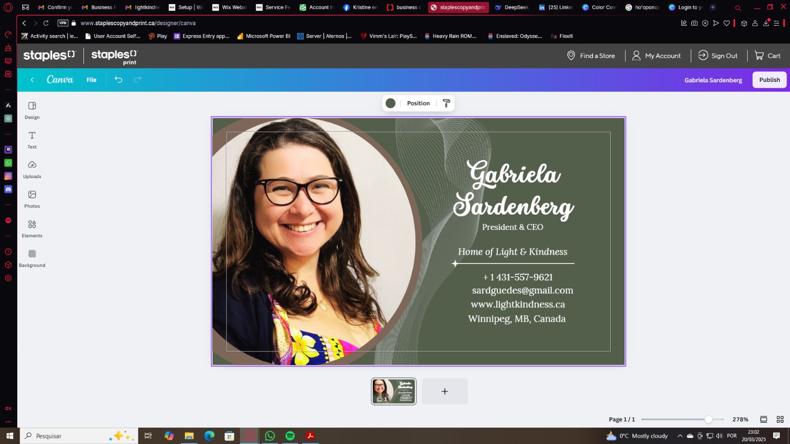 Writer: Home of Light & Kindness